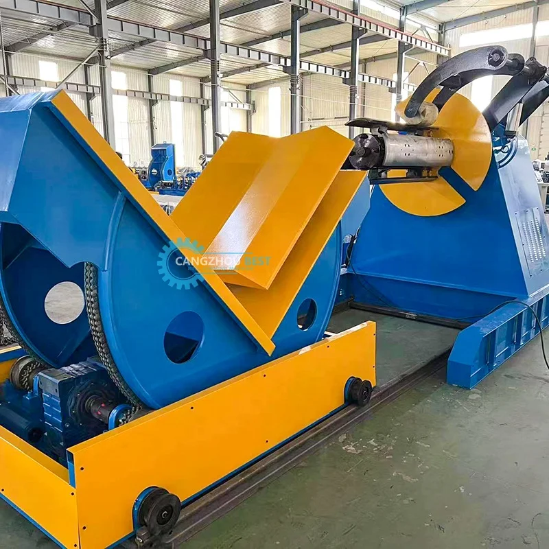 Factory Direct Sales High Standard 5T 7T 8T 10T Full Automatic Hydraulic Coil Tipper Machine