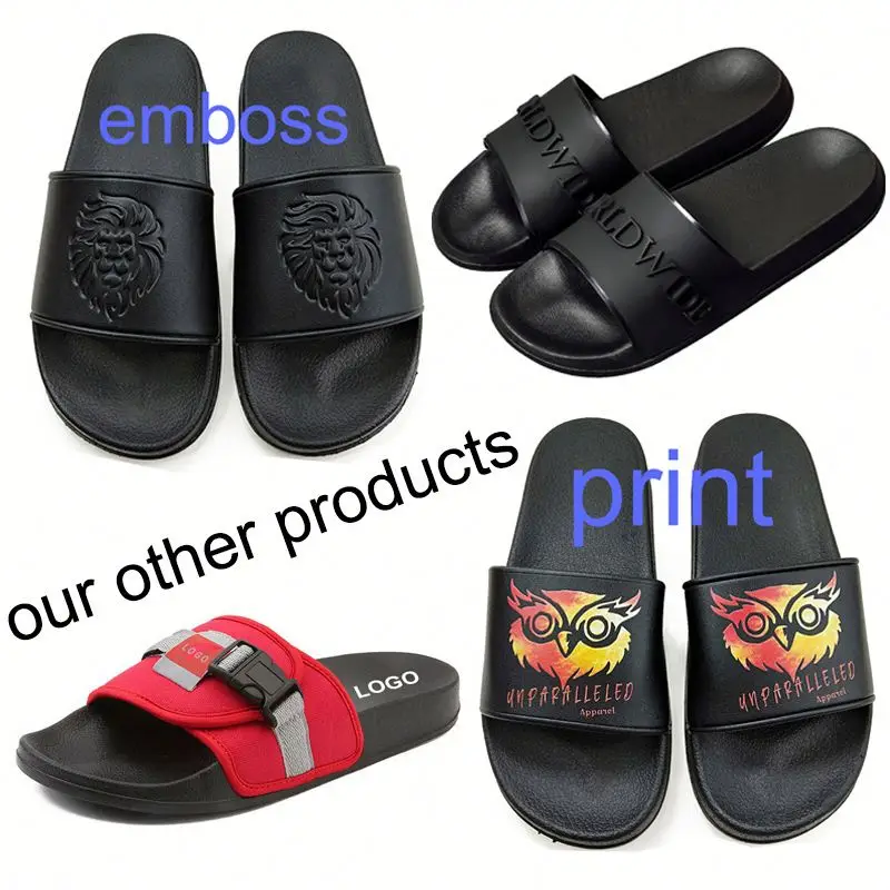 Man Slippers Slipper Customized Home Soft Eva Material Manufacturers In China Turkey For Men Strap Slide Sandal