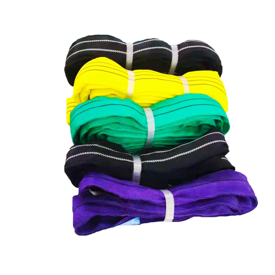 JULI polyester endless type polyester round sling working load 1000kg~1000000kg  Safe factor 7:1