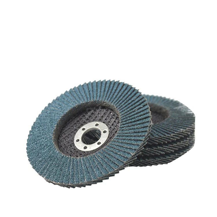 115mm 4.5inch flap disc for paint removal blue zirconia aluminum 100mm 115mm flap disc