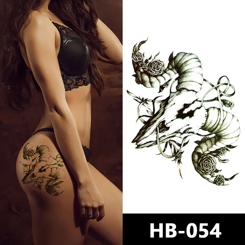 Custom waterproof artificial temporary 148*210mm tattoo sticker for men and women