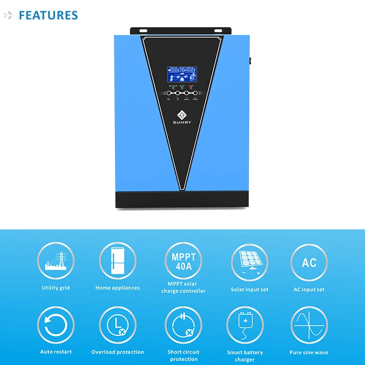 Single phase HMS Inverter 3kw Solar Off Grid Inverter 3000W 24V Sumry Inverter for home appliances
