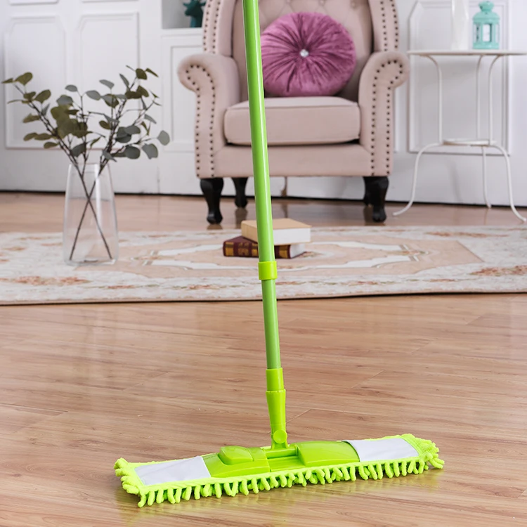 Factory Sell Customizable Microfiber Mop with Chenille Replacement Refill