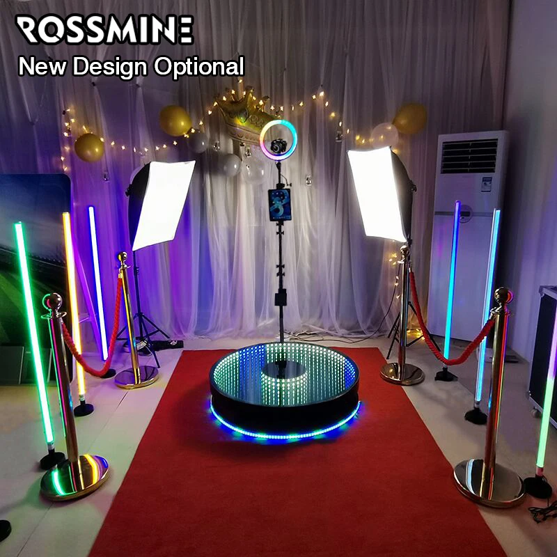 Popular 360 photo booth 39 inches 360 photo booth photobooth floor video camera portable 360 degree photo booth 100 motorized