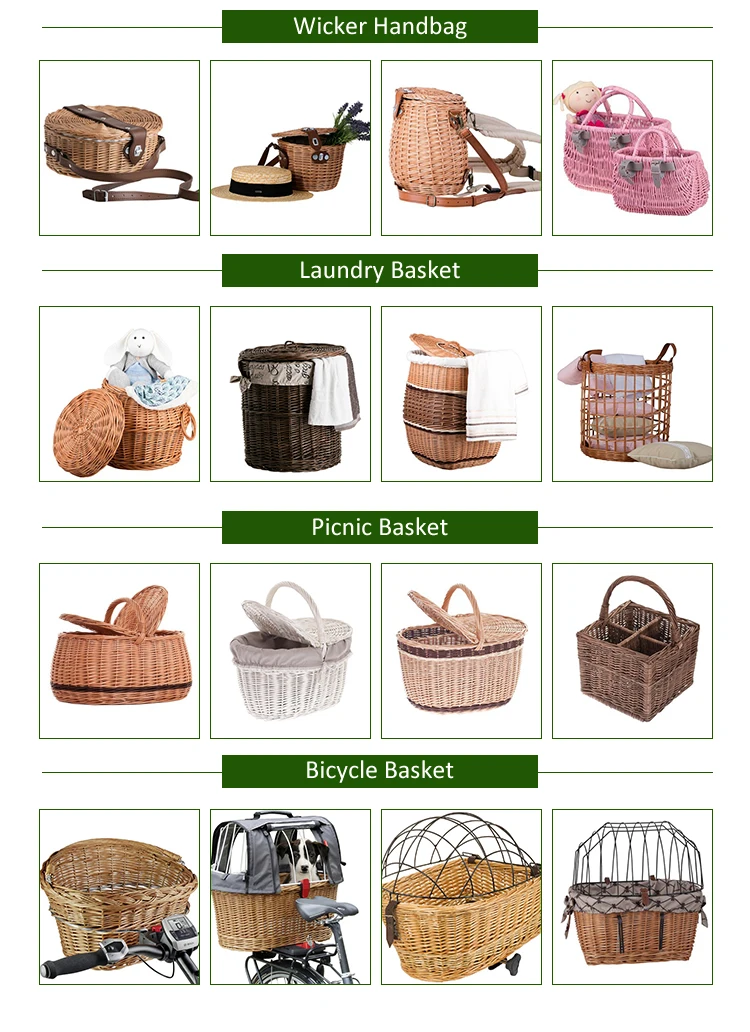 Best Selling Large Wicker Oval Wedding Basket For Display Gifts With Handle