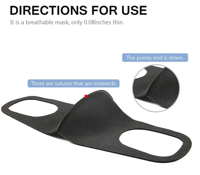 
Factory supply Winter warm thicker washable dust-proof Reusable ice silk fashion cotton mask custom LOGO Breathable face mask 