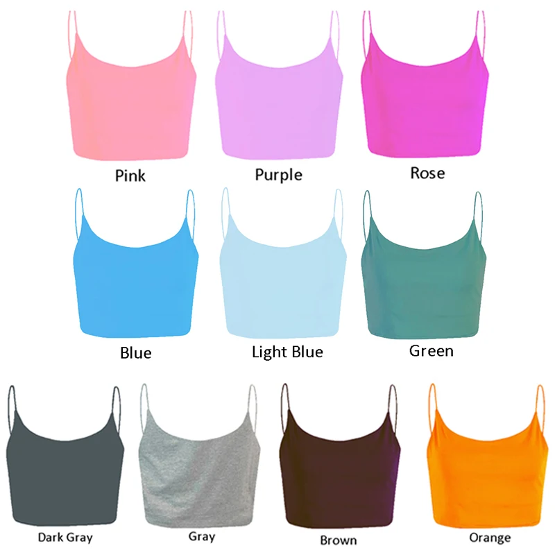 TONGYANG Sexy Womens Tops Summer Workout Tank Top Fitness Bralette Bustier Top Sleeveless Camisole Crochet Croptop Bralet