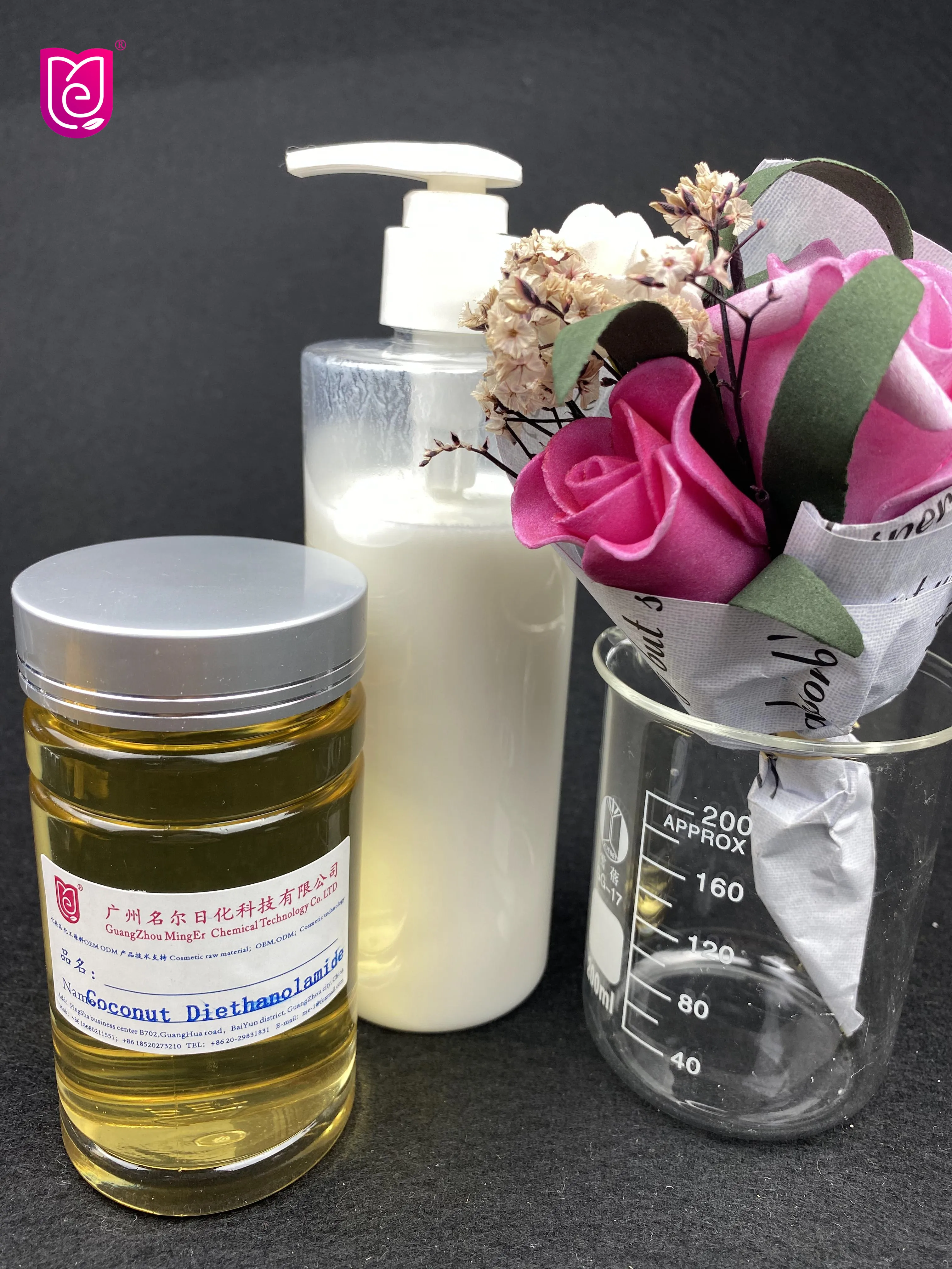 
Coconut oil fatty acid diethanolamide CDEA for foaming and thickening 