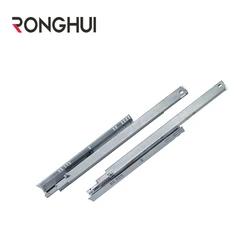 Ronghui Bottom Mounted Cabinet Drawer Slide Hidden Press Rebound Drawer Slide