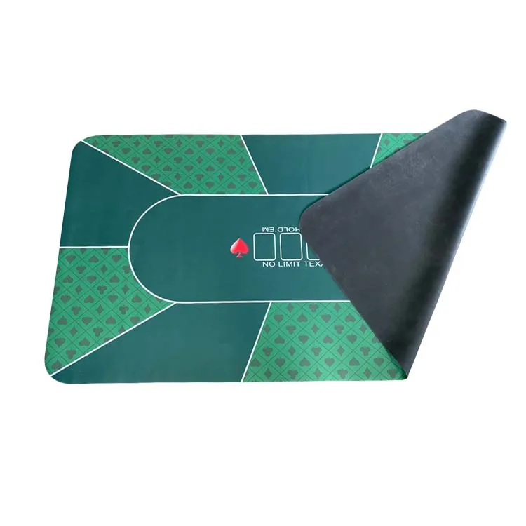 Casino Custom Waterproof Felt Texas Game Gambling Table Layout Poker Table Cloth