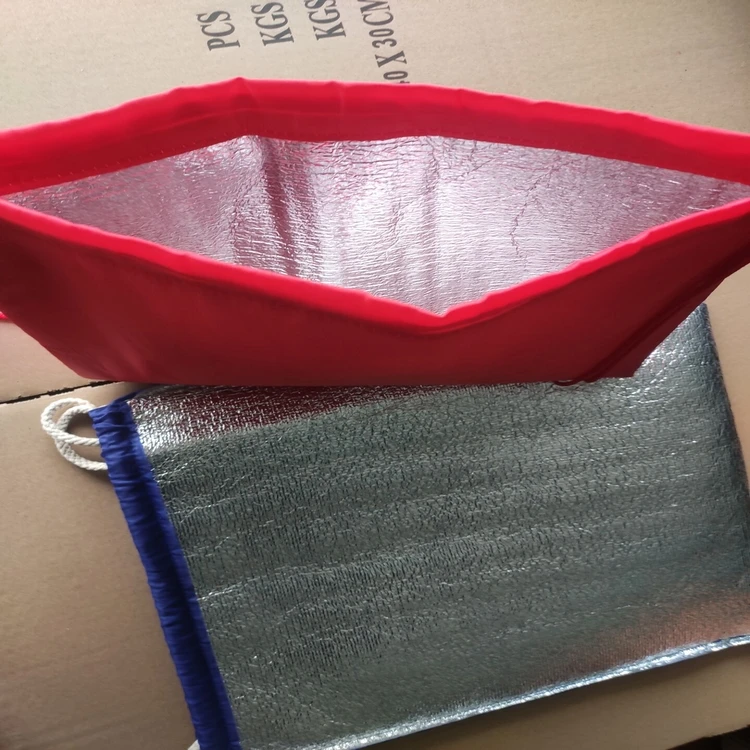 New Design Thermos Cooler Pearl  Drawstring Bag