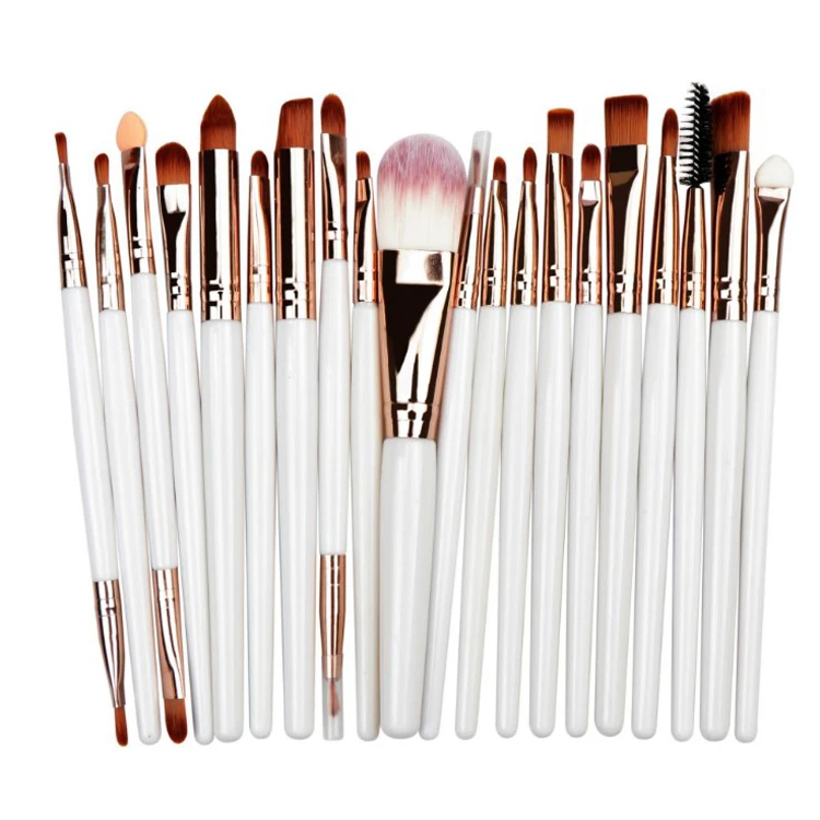 Cheap Vegan Face Lip Eye Shadow Fluffy Blending Brushes 20 Makeup Brushes Sets For Eyeshadow Foundation
