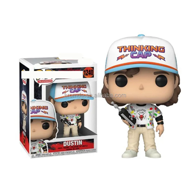 Hot Selling Television Funk POP Stranger Thing Action Figure #1240 804 424 Dustin TV Figure Collection Toys
