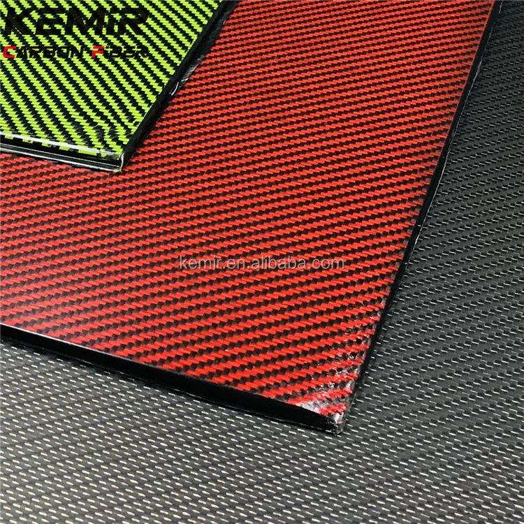 OEM carbon fiber sheet plate with cnc cutting drilling, Thickness 0.3mm 1mm 2mm 3mm 4mm 5mm 6mm 7mm 8mm 9mm