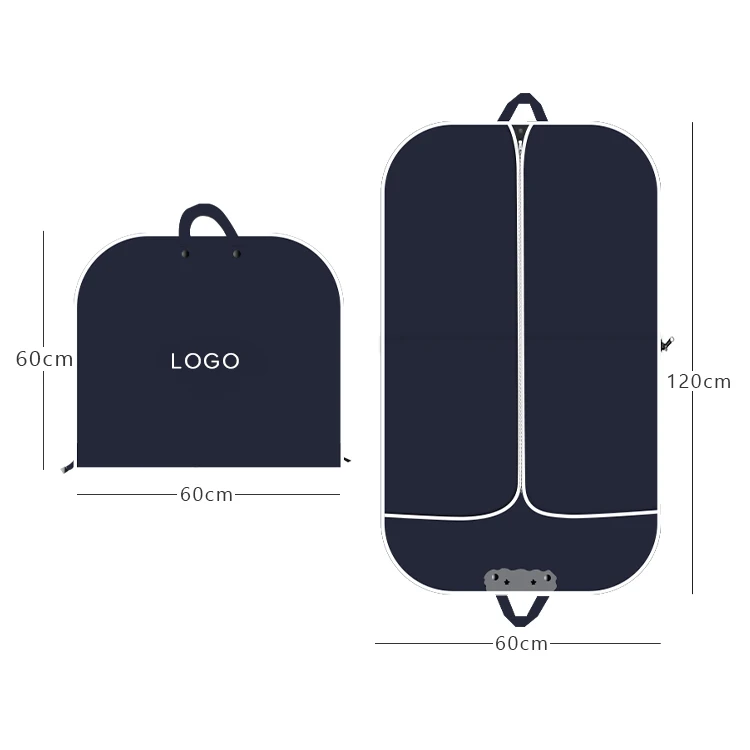 High Grade Polyester/Nylon/Oxford/Cotton/TNT Garment Bag Suit Cover