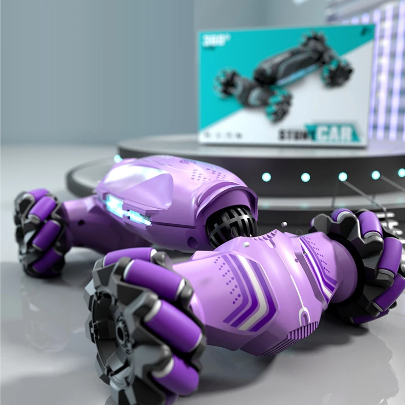 Cross border Kids climbing Double Sided Remote control stunt RC car Hand Watch Gesture Sensing Twist car Toy