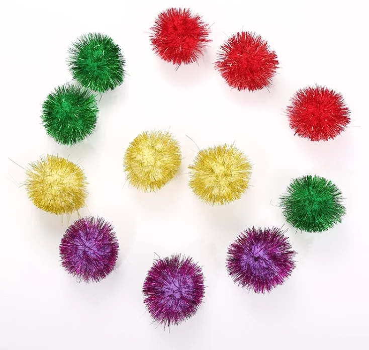 Hot Selling Interactive Indoor Funny Chew Pet Toy Color Assorted Plastic Cat Ball