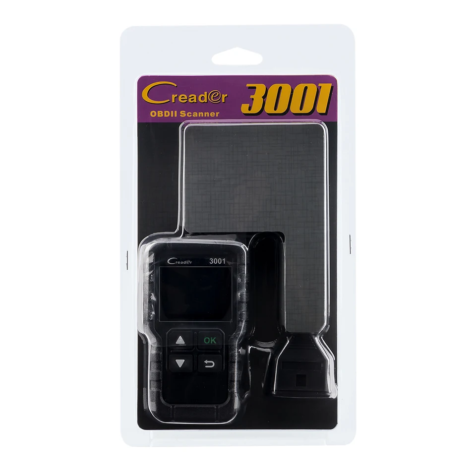  Запуск X431 CR3001 OBD 2 автомобильный код ридер Поддержка Full OBDII/EOBD (система бортовой диагностики устройство чтения кода LAUNCH Creader 3001 Авто диагностический сканер PK AD310 NL100