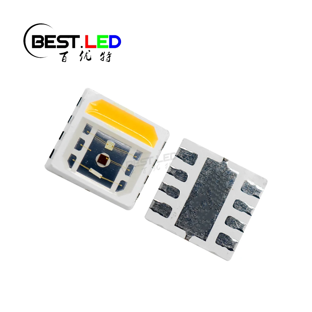 Customized SMT Red Green Blue 3000K White Color 5050 SMD LED 5 Chips Multi Wavelength Custom RGBW LED