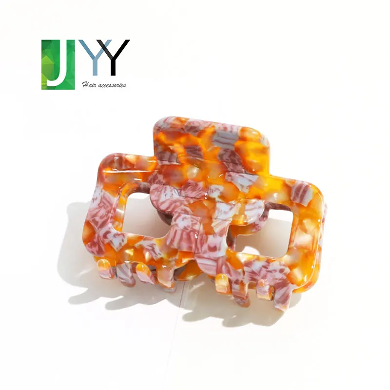 korean fashion new style hair claw hairclips acetate hollow claw clip wholesale eco friendly hair clamps accessories jaw clips