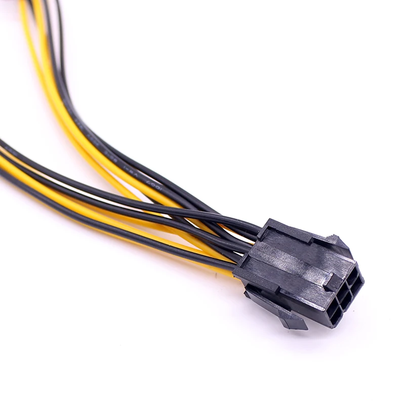 6 Pin PCI-e To 8 Pin (6+2) PCI-e (Male To Male) GPU Power Cable For Graphic Cards HP Server Breakout Board