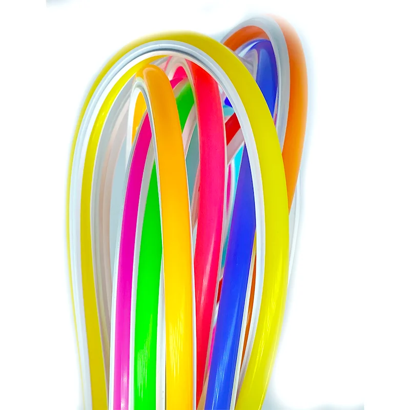 High Quality 9W Custom Neon Light LED Strip Cold White with Orange Red Blue Green Multicolored Emittance 5V Silicone Body