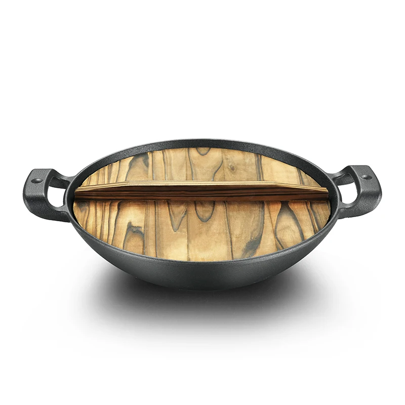 Unique design hot sale cast iron pots set cookware casserole