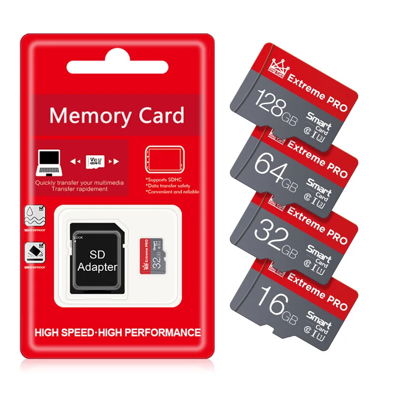wholesale manufacturers memory cards 64g C10 high-speed U3 memory cards 128g mobile phone digital tf card