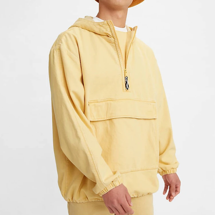 Custom Logo Long Sleeve Shacket Coat Parka Sport Oversized Denim Mens Pullover Men Jean Jackets