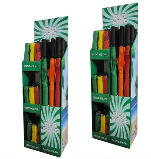 hot sale portable and foldable cardboard stand POP advertising innovative display stand for supermarket