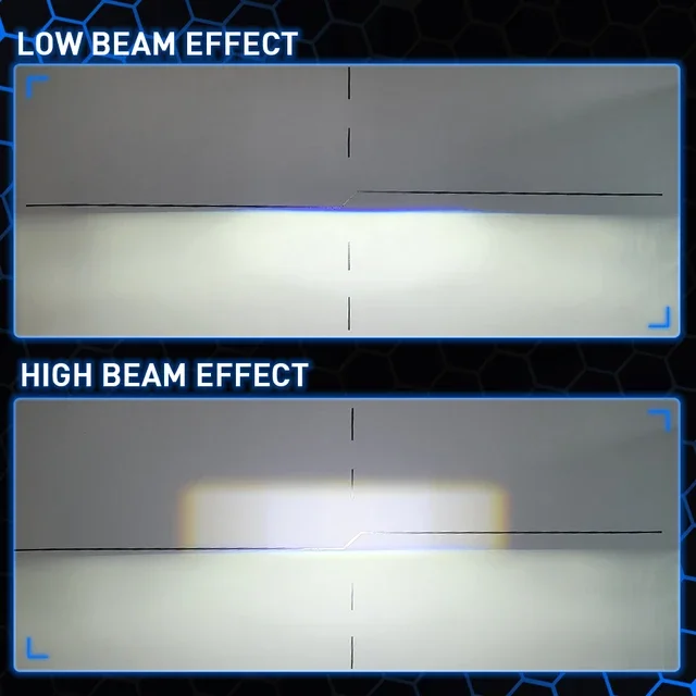 Auto Car Light 40W 5500K BI LED Projector Lens N40D1 Matrix Quare Type Headlights Retrofit item for Universal Type Fog Light