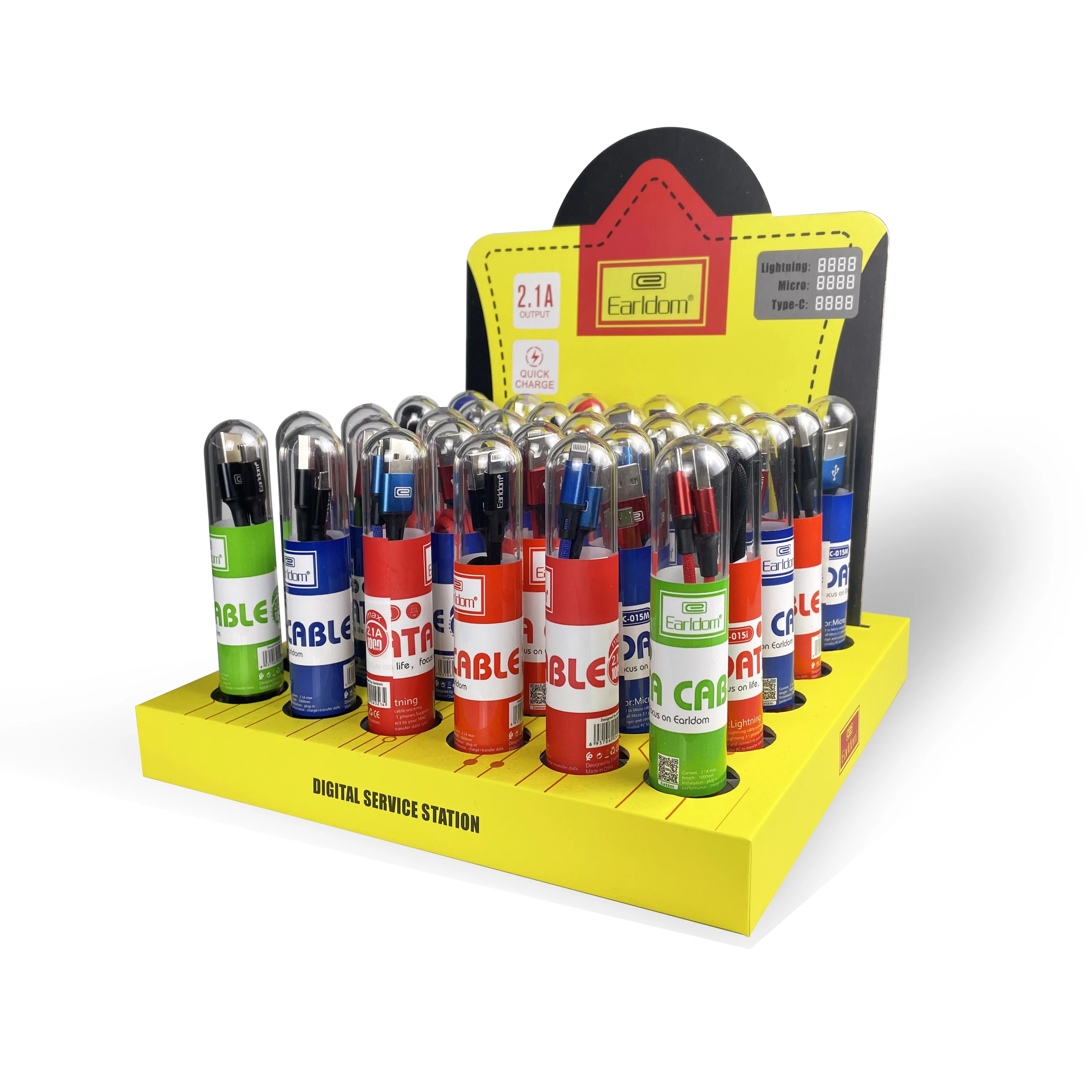 Earldom Micro USB Cable Android Charger Micro USB to USB A Nylon Braided Cord Compatible with Samsung