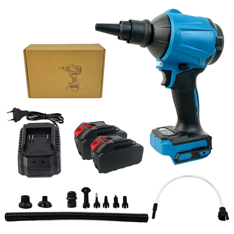 21V Portable Handheld Wireless Leaf Vacuum Blower Industrial & DIY Grade Cordless Battery Machine for Garden Care