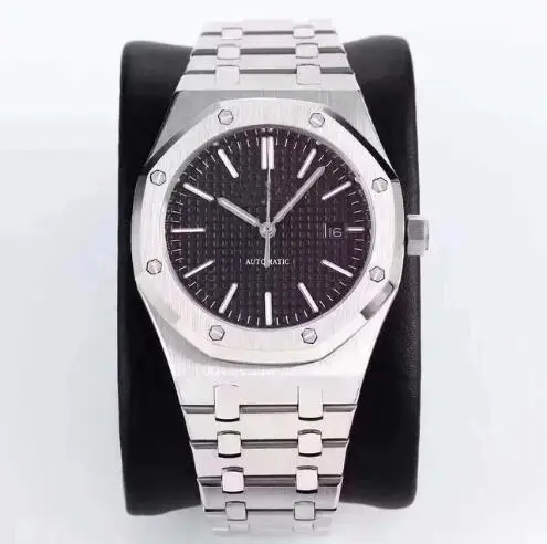 Classic New Men Watch Stainless Steel Automatic Mechanical Silver Rose Gold Blue Black MIYOTA Round SAPPHIRE Crystal 20cm 5BAR