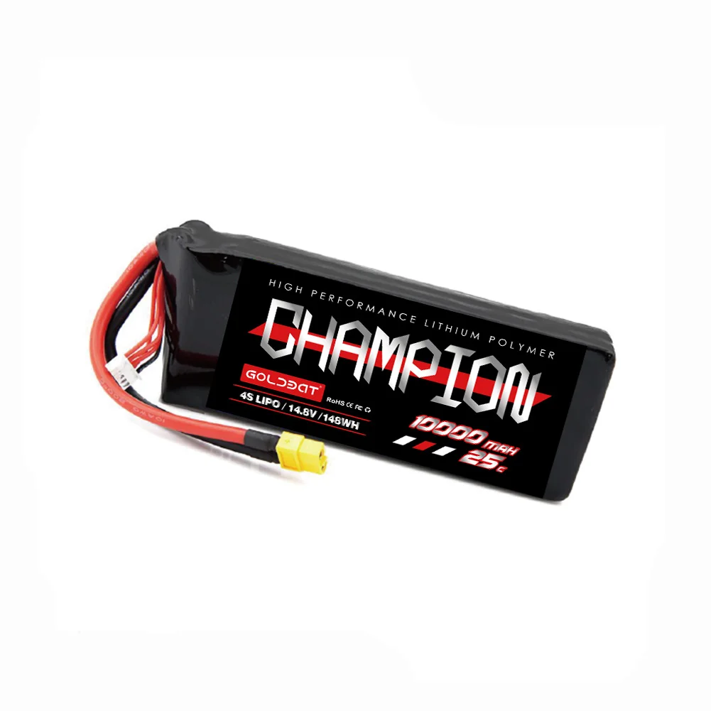 OEM Factory Price Lithium ion Polymer Battery  25C More 50C 4S 14.8V 10000mah Remote Controlled Hard Case Lipo RC Car Batteries