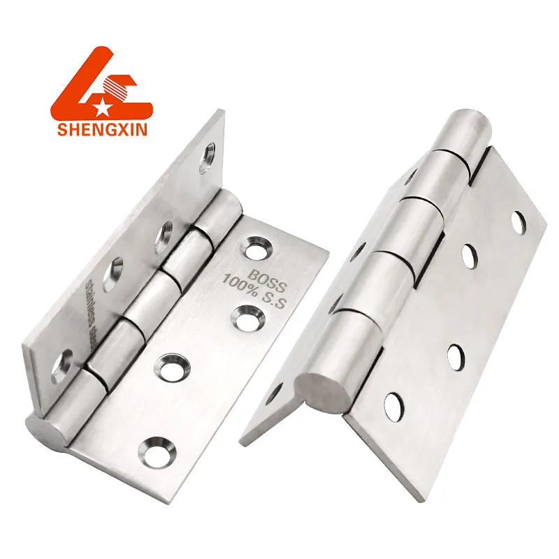 Door & Window Hinges  304 Stainless Steel Satin OEM Furniture Flat Material Origin Size Hinge