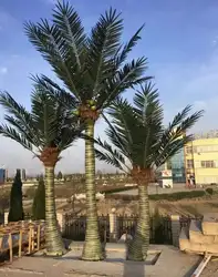 Artificial Plants Palm Trees High Simulation Outdoor Decor Coconut Tree Large Outdoor Artificial Tree outdoor artificial plants