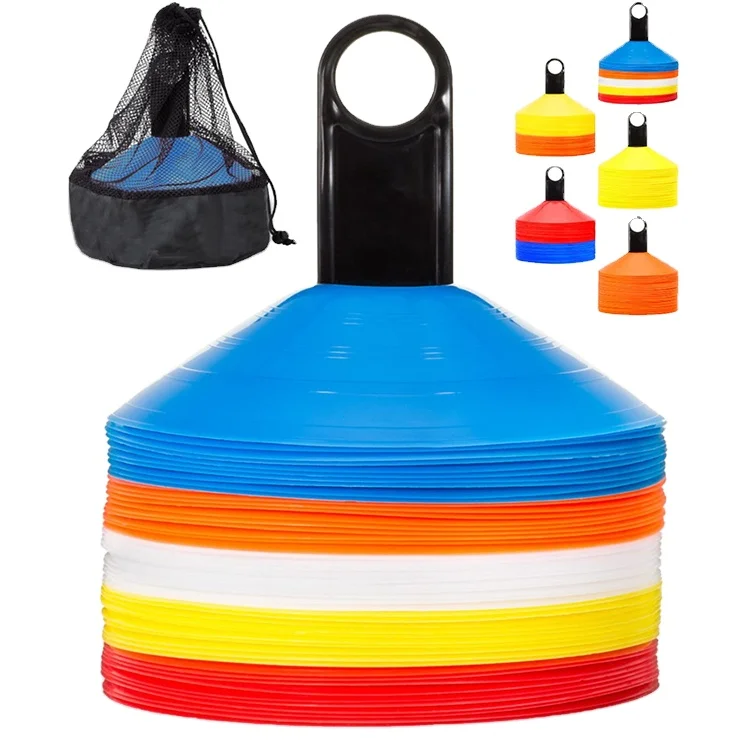 Hot selling Wholesale plastic sport agility set soccer cones for football training