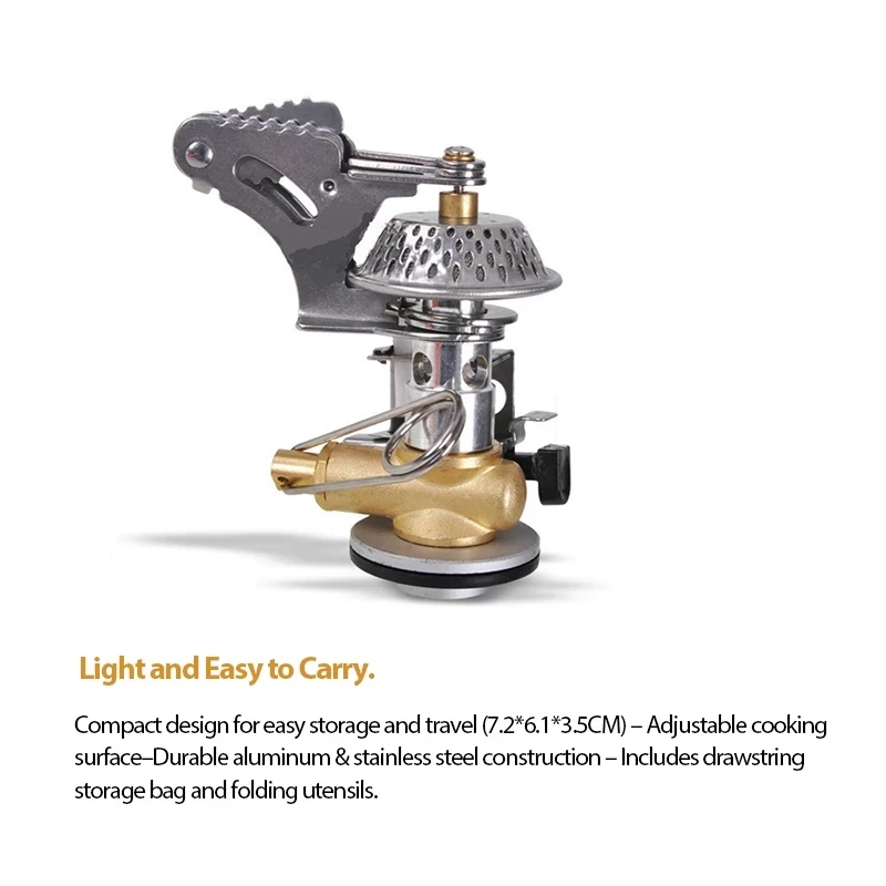 Portable Folding Outdoor Stove Cookware Gas Burner Mini Small Butane Camping Stove for Hiking Picnic BBQ Gas Stove