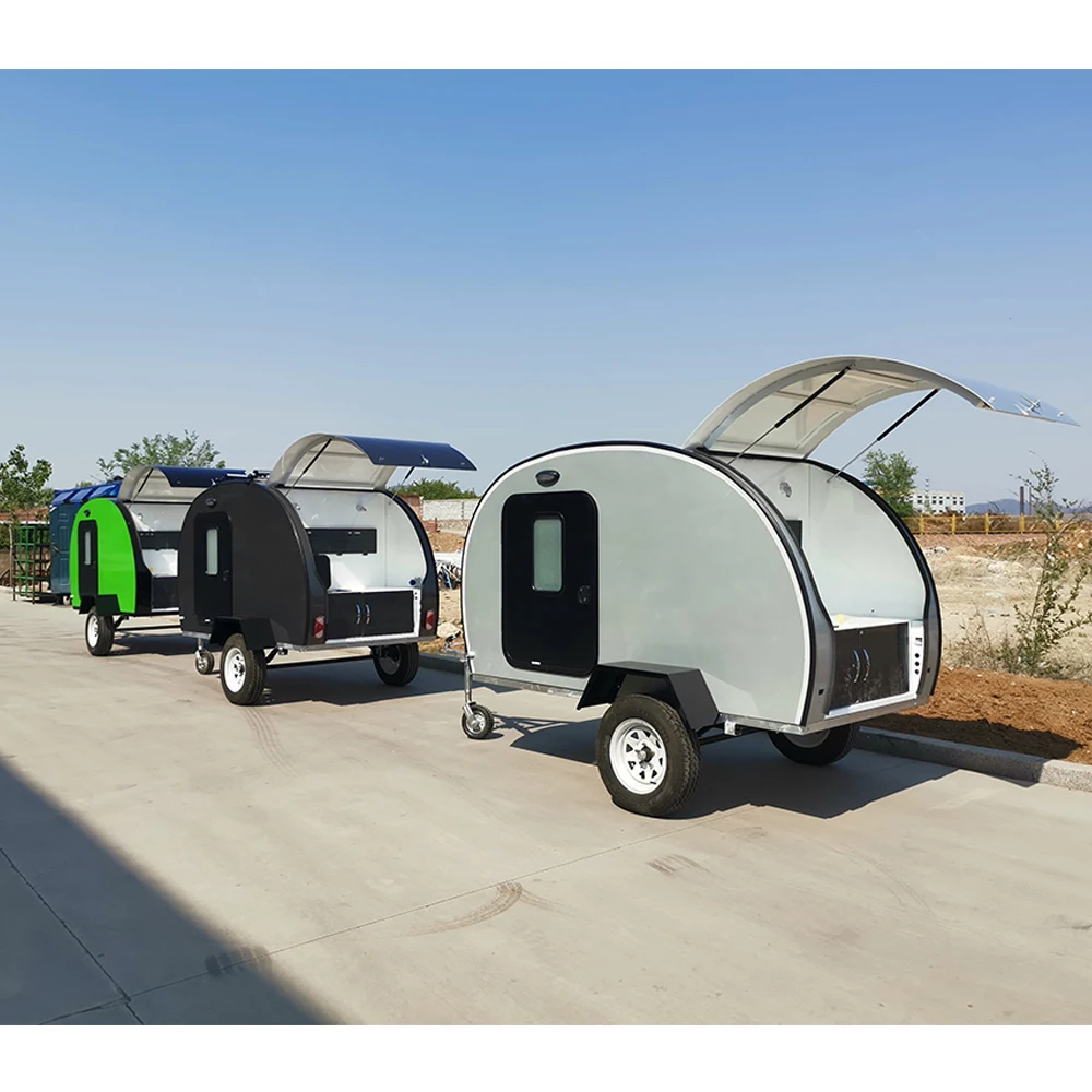 factory custom off road mini caravan lightweight camper teardrop trailer