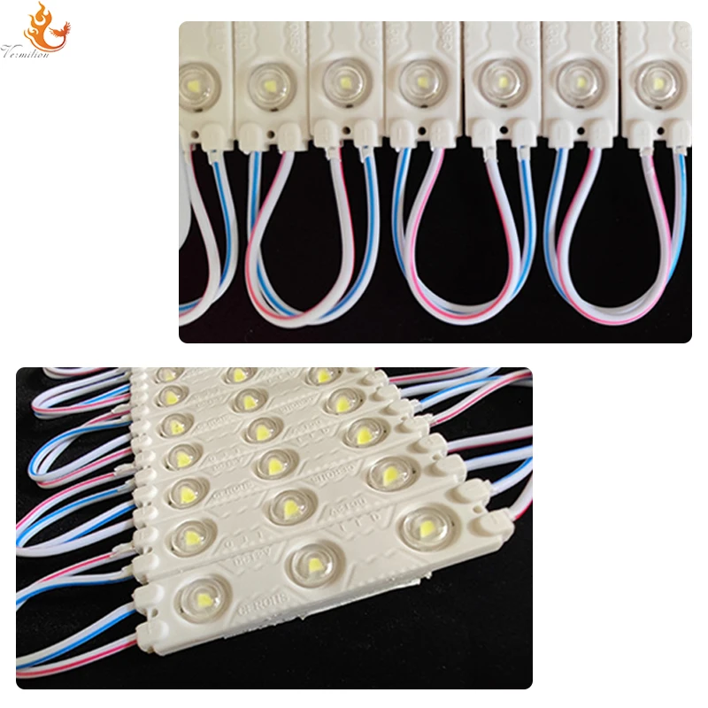12V edge-lit injection Led Modules edge Sign side light smd chip 3led modulos 1.2w  led module