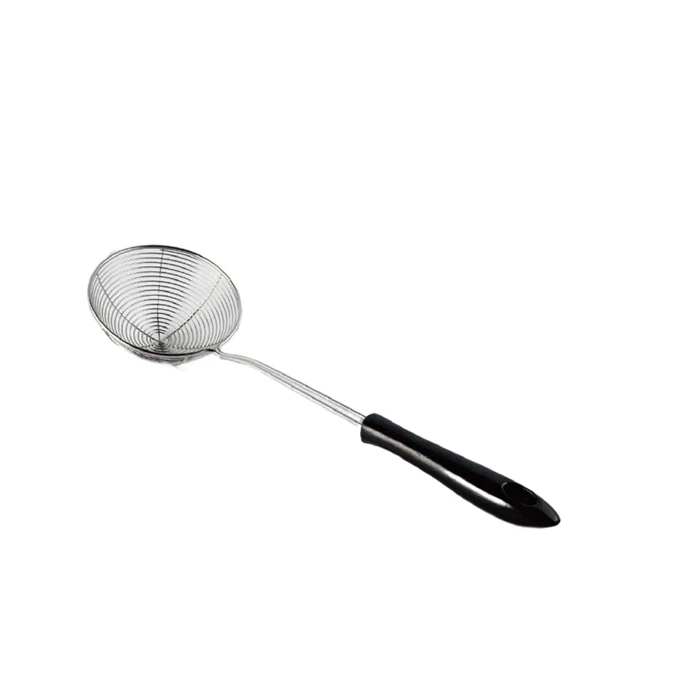 Handle Frying Filter Long Stainless Steel Colander French Fries Colander Kitchen Fried Net Sieve Spoon Kitchen Tool Foods Sifter