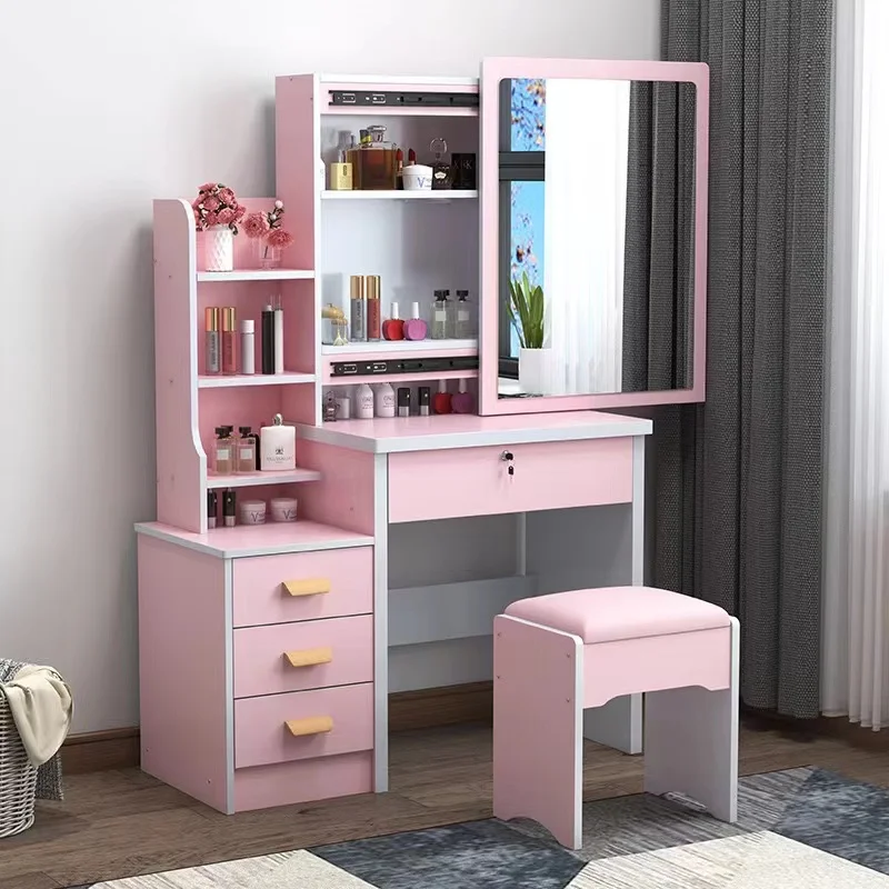 Modern Dressing Table Bedroom Bay Window Small Unit Makeup Table Storage Cabinet Integrated Dressing Table