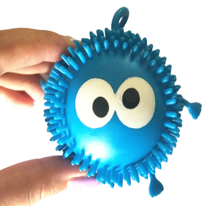 toys manufacturers Kids Funny Flashing Animal Puffer Ball for Children Stress Relief Ball Hedgehog Puffer Ball Toys