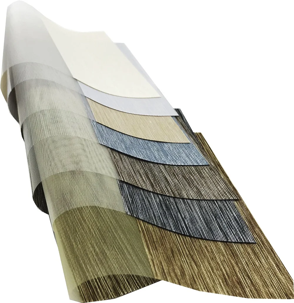 Double-layer light-breathable simple zebra blind fabric