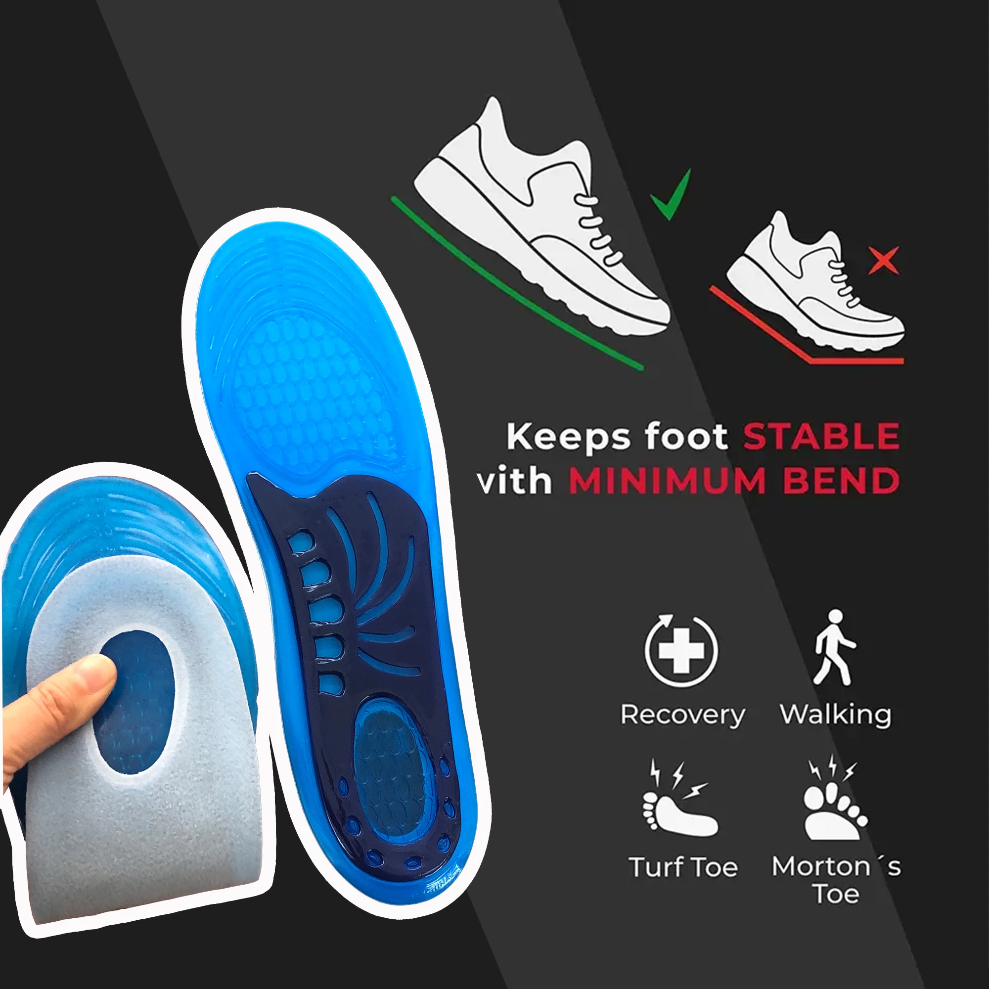 shock absorption insoles orthopedic insoles kids orthotic insoles arch