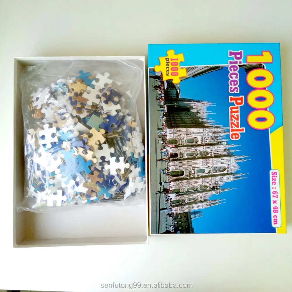 Custom Sublimation Brain Teaser Jigsaw Personalized Puzzle 1000 Piece