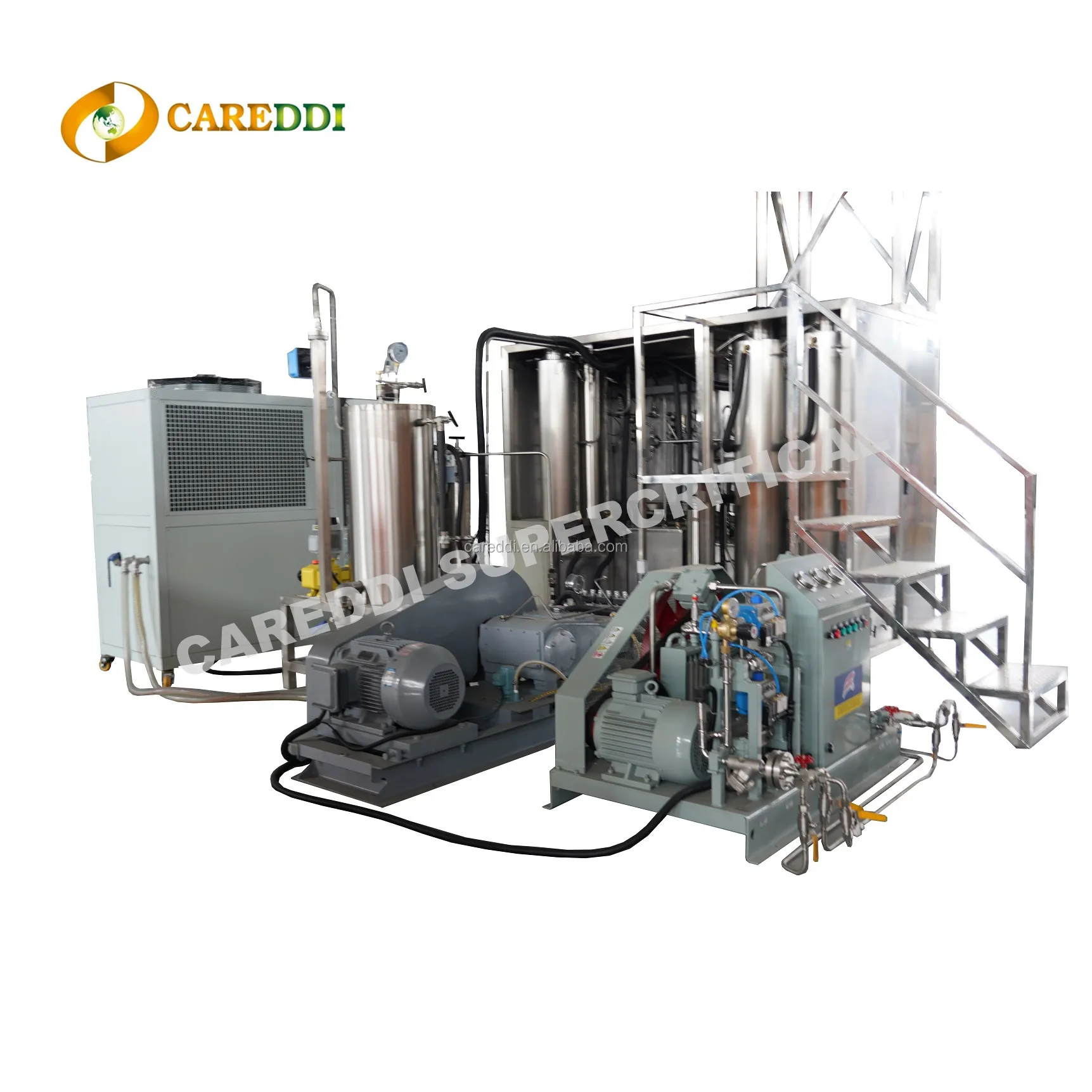 Экстрактор масла CO2 конопли сертификат ASME суперкритическая молекулярная Дистилляция 48 л (24x2)
