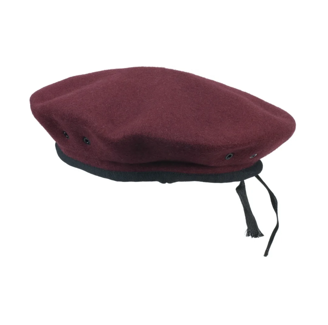 XINXING Wholesale Red Brown Beret Hat Wool Lightweight Outdoor Combat Tactical Cap Beret for Men Women