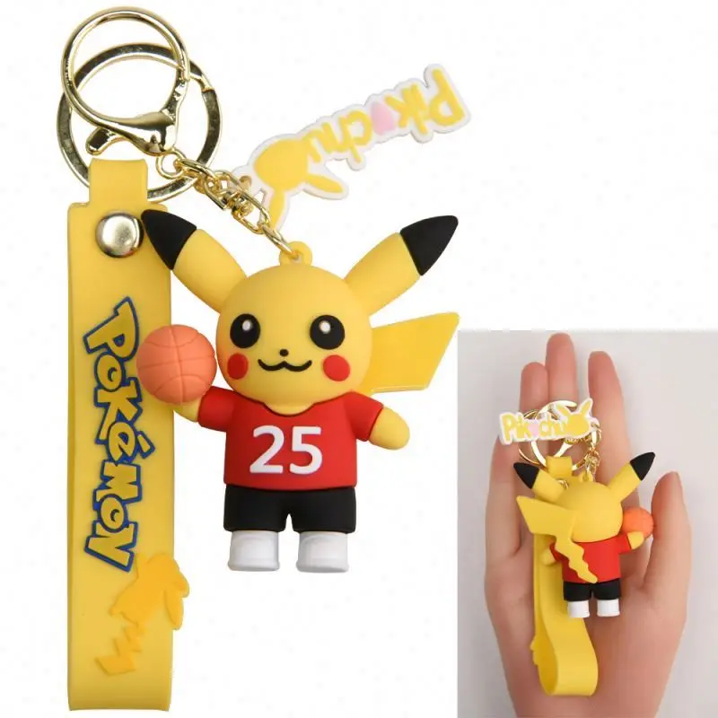 Cute Kuromi Melody Sanrio Keychain Kawaii Cartoon Frog Pudding Dog Penguin Women Bag Pendant Key Chain sanrio wholesale